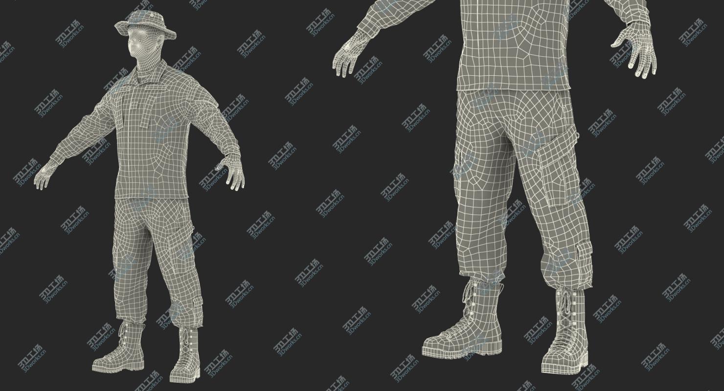 images/goods_img/20210313/US Army Soldier Camo T-Pose 3D model/3.jpg